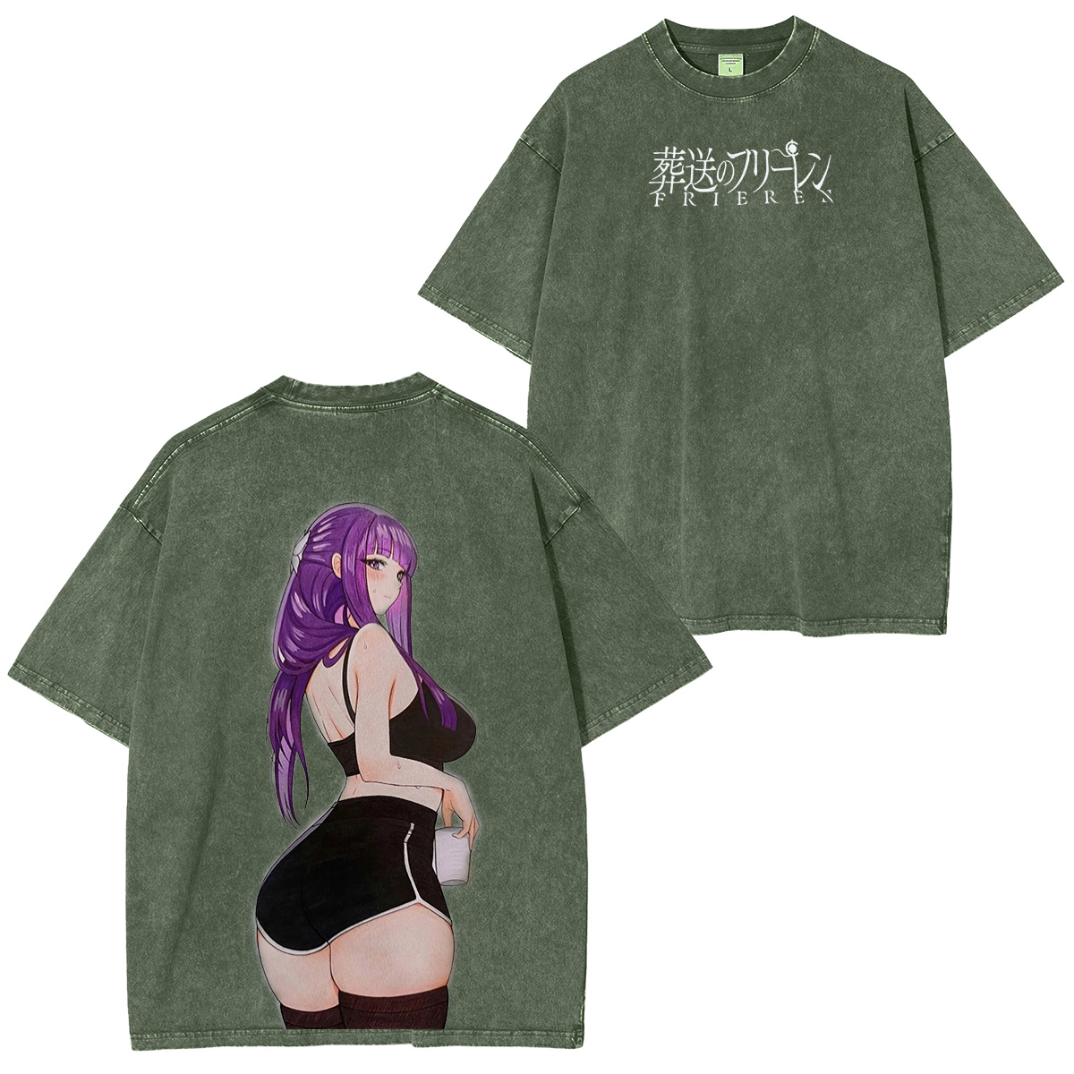 Frieren: Beyond Journey's End  Unisex  Washed T-Shirt