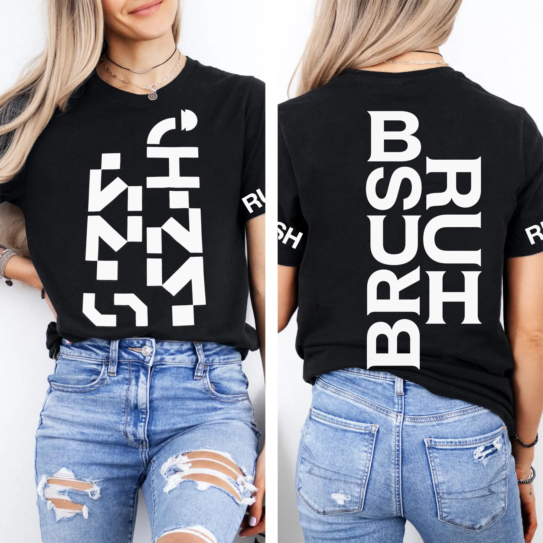 Achromatic Rush Oversized T-shirt/Crewneck/Hoodie