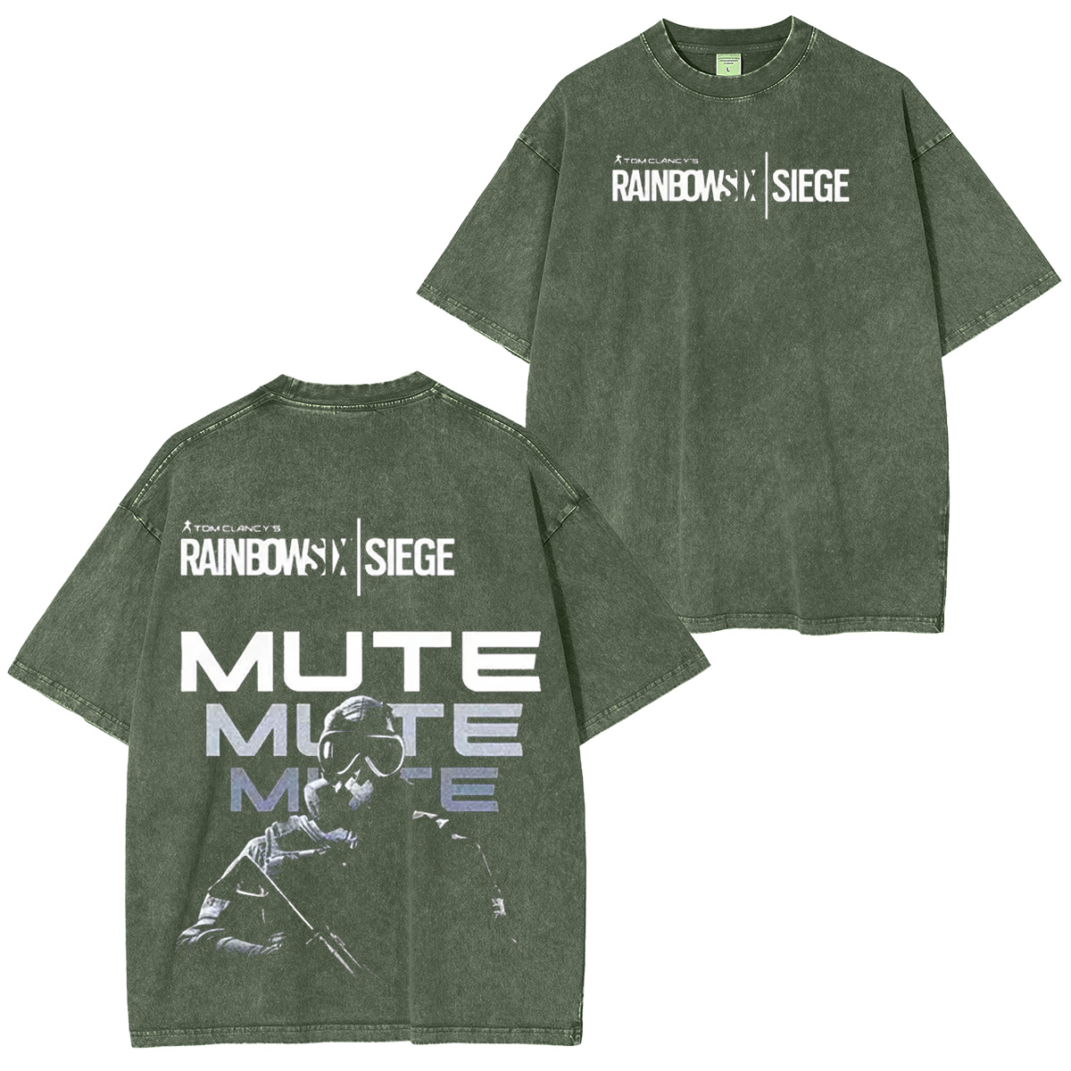 Vintage Strategy Shooting Game Vintage Unisex  Washed T-Shirt