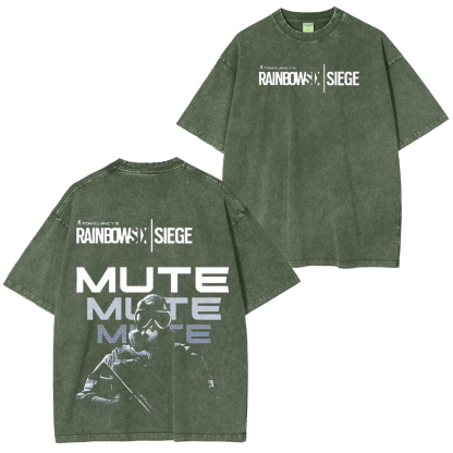 Vintage Strategy Shooting Game Vintage Unisex  Washed T-Shirt