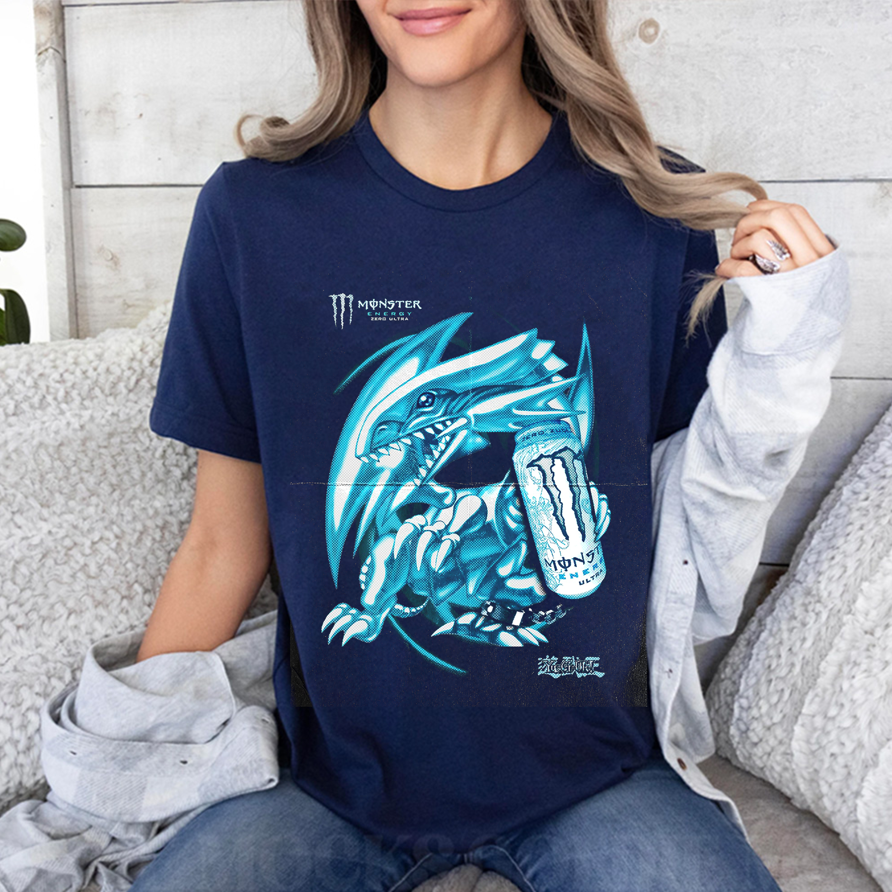 Blue-Eyes White Dragon anime Oversized T-shirt/Crewneck/Hoodie