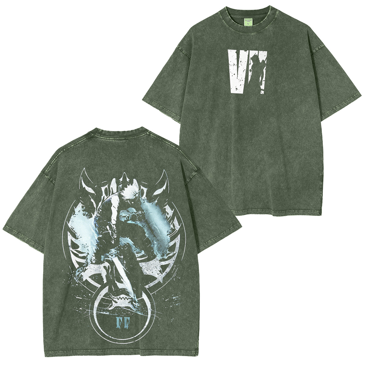 Final Fantasy VII Vintage Unisex  Washed T-Shirt