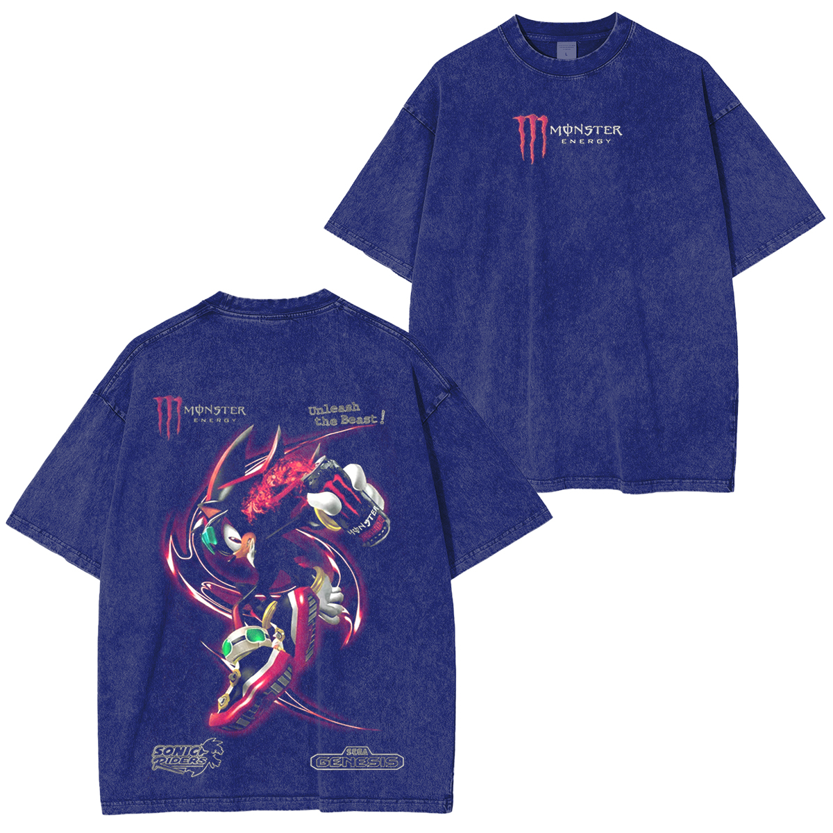 Sonic Riders Unisex  Washed T-Shirt