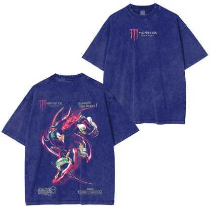 Sonic Riders Unisex  Washed T-Shirt