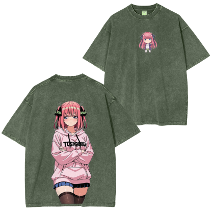 The Quintessential Quintuplets Unisex  Washed T-Shirt/Hoodie/Pullover Sweatshirt