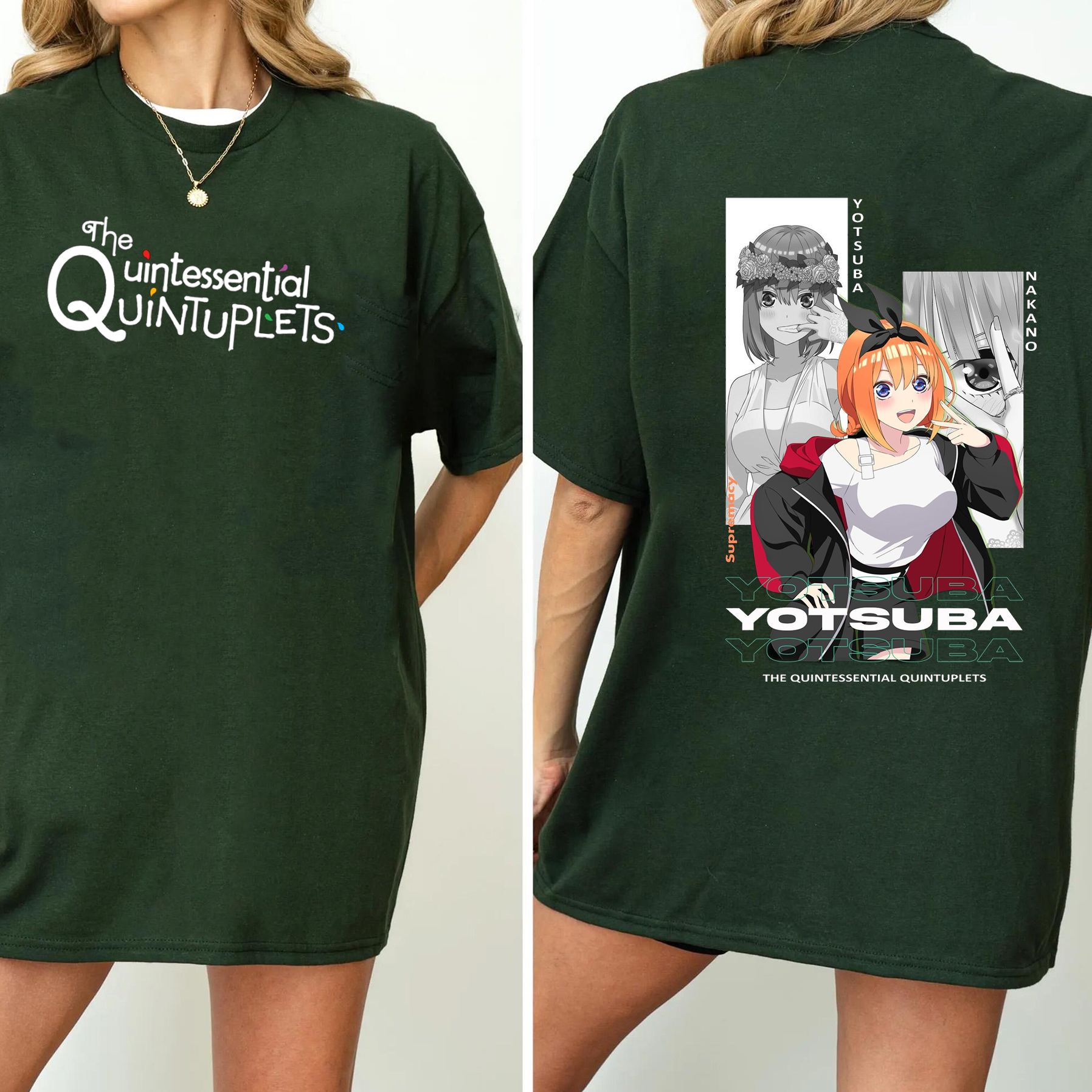 Yotsuba Nakano-The Quintessential Quintuplets Oversized T-shirt/Crewneck/Hoodie