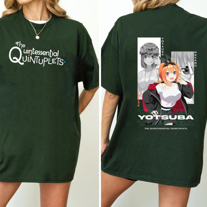 Yotsuba Nakano-The Quintessential Quintuplets Oversized T-shirt/Crewneck/Hoodie