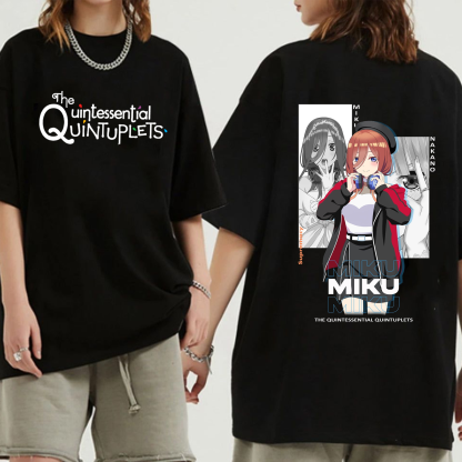 Nakano Miku-The Quintessential Quintuplets Oversized T-shirt/Crewneck/Hoodie