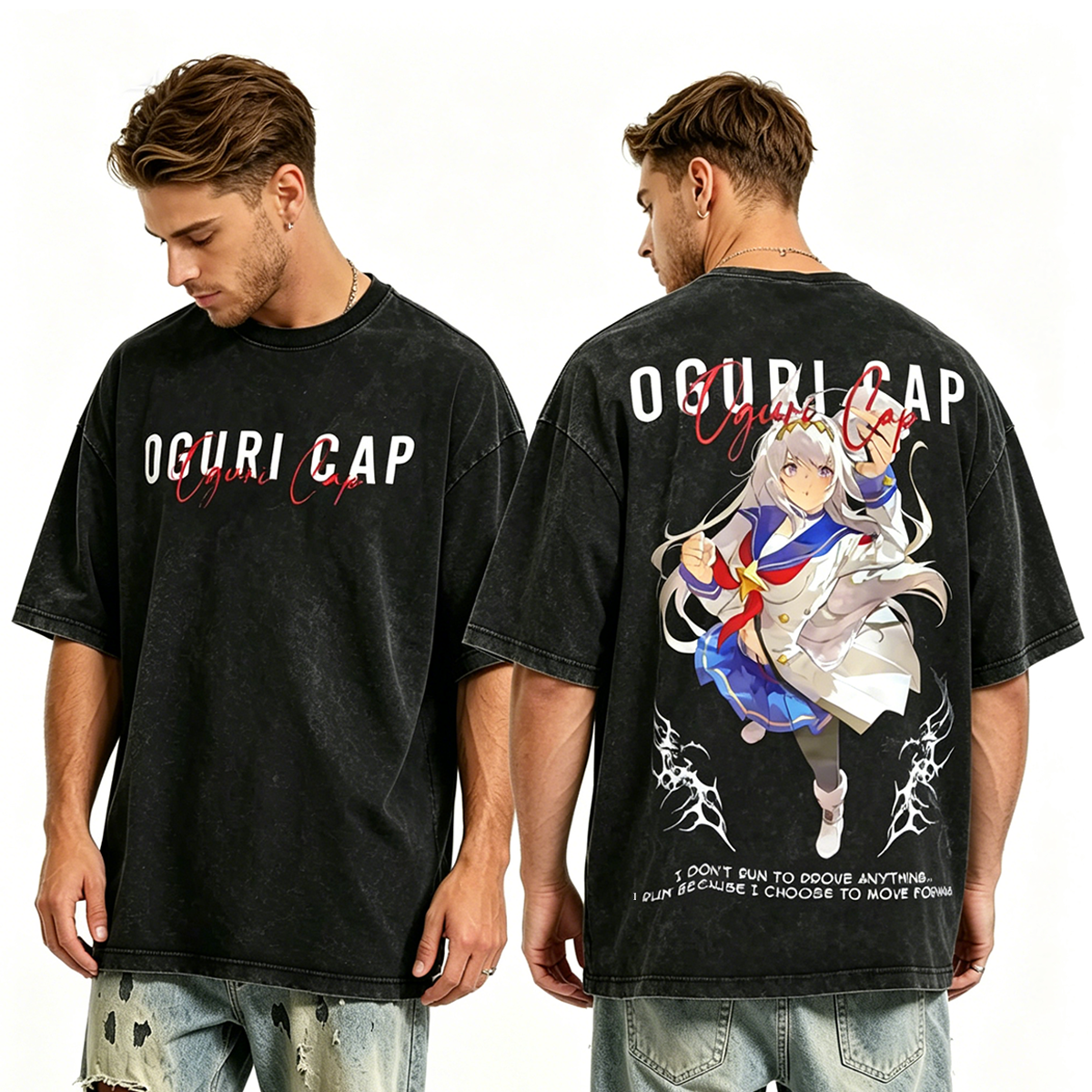 Oguri Cap,Umamusume Unisex Washed T-Shirt