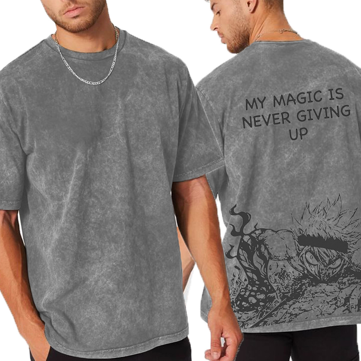 Black Clover Aska Vintage washed T-shirt/Crewneck/Hoodie