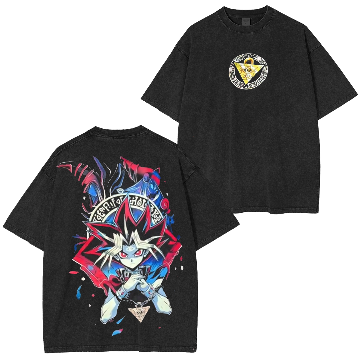 Dark Magician,Yu-Gi-Oh! Unisex Washed T-Shirt