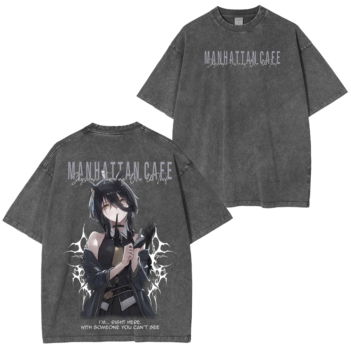 Umamusume: Pretty Derby Series Oversized Unisex Washed T-Shirt