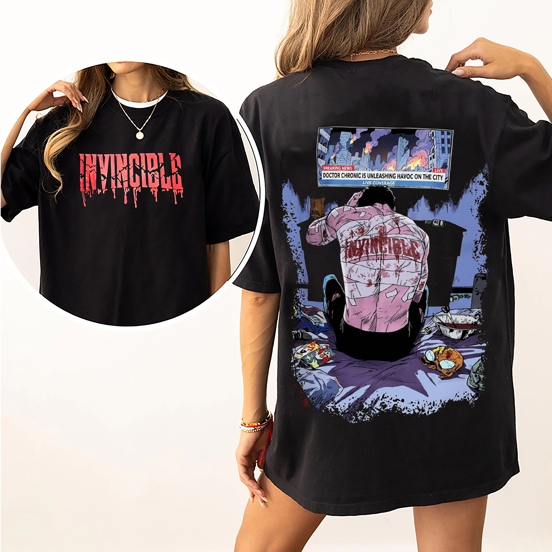 Invincible Oversized T-shirt/Crewneck/Hoodie