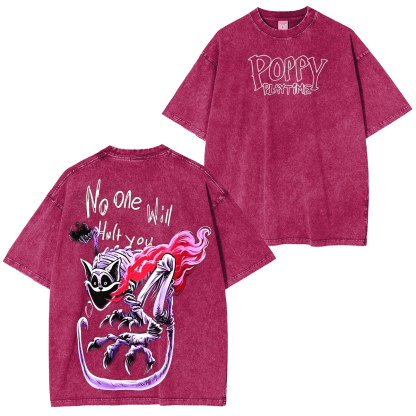 Poppy Playtime Oversized Unisex Washed T-Shirt