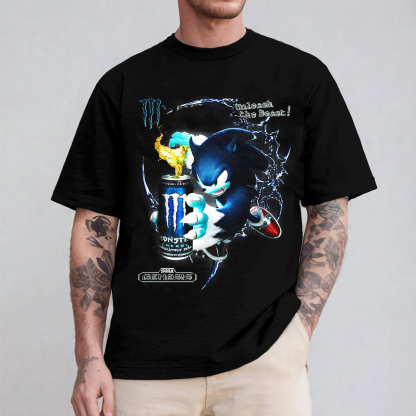 Sonic Monster Energy Oversized T-shirt/Crewneck/Hoodie