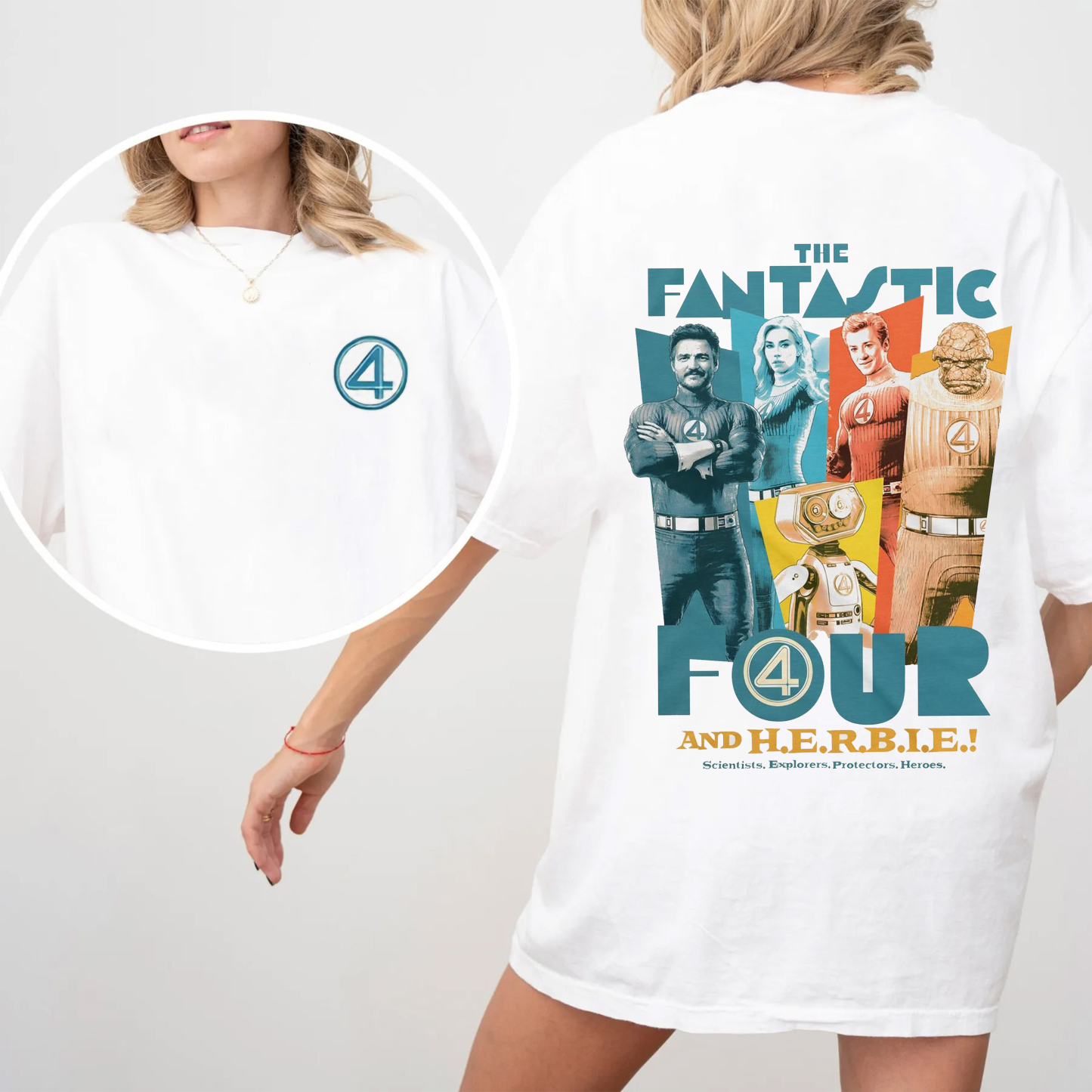 Remera The Fantastic Four And Herbie Unisex Shirt
