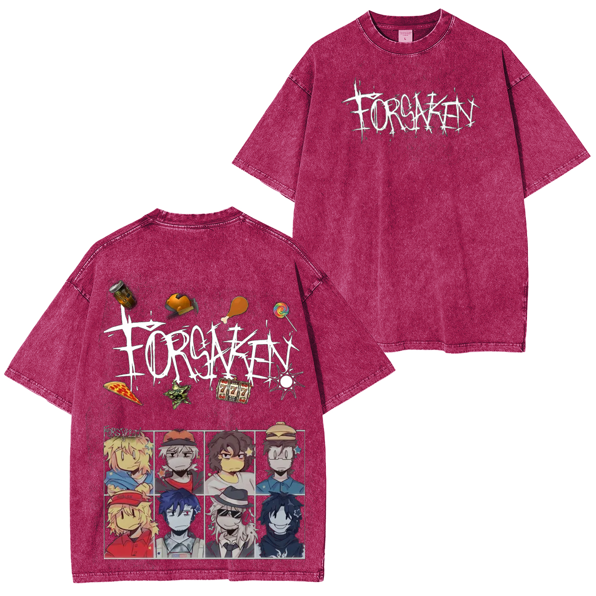 Forsaken Oversized Unisex Washed T-Shirt