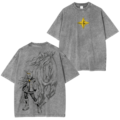 Uma Musume: Cinderella Gray Vintage Washed T-shirt/Crewneck/Hoodie