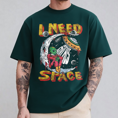I Need Space Alien Comfort Color Oversized T-shirt/Crewneck/Hoodie