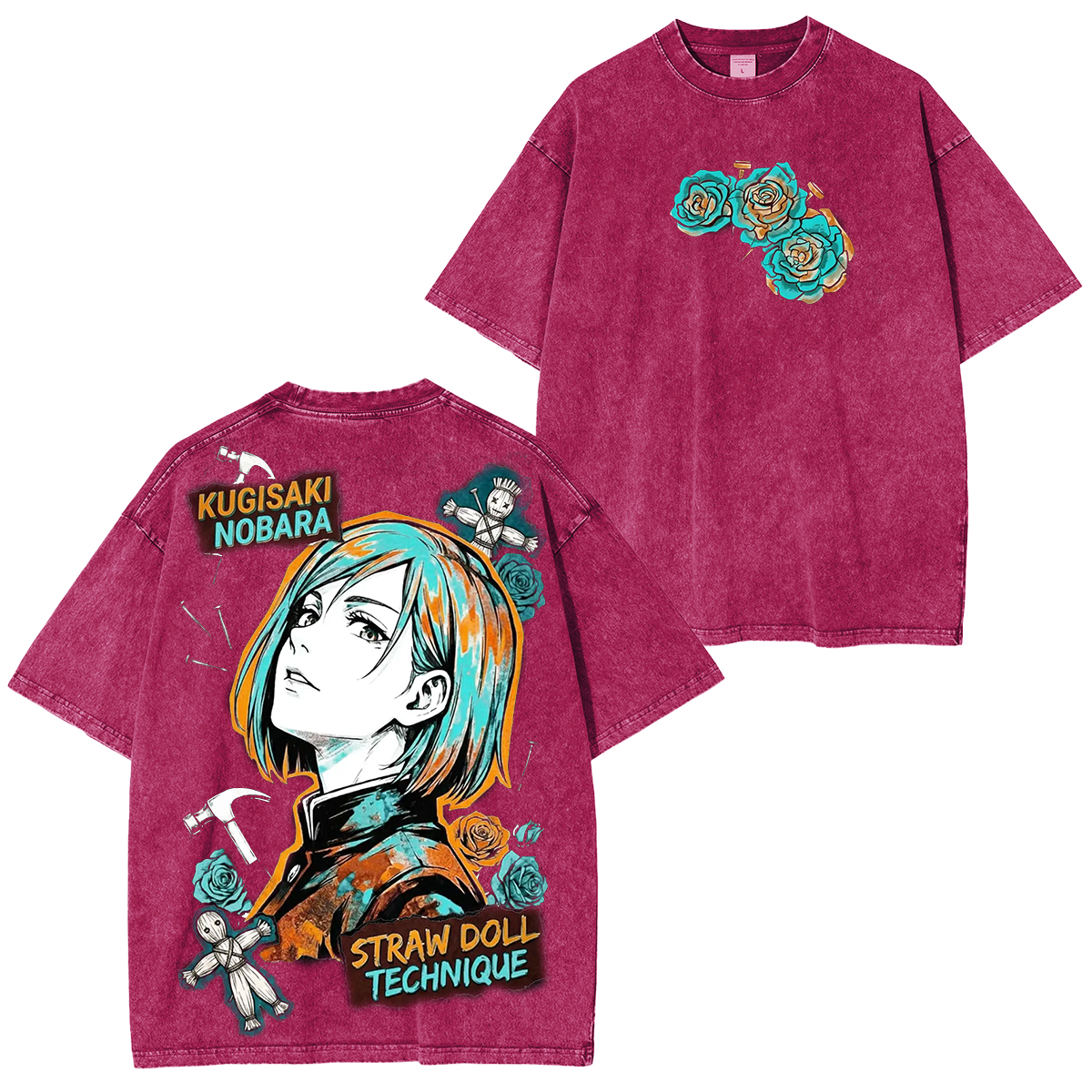 Nobara Kugisaki Jujutsu Kaisen Unisex Washed T-Shirt