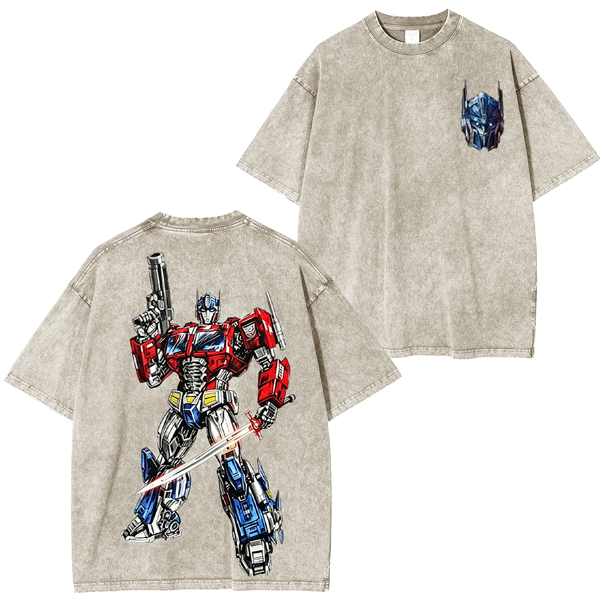 Optimus Prime Vintage Washed T-shirt/Crewneck/Hoodie