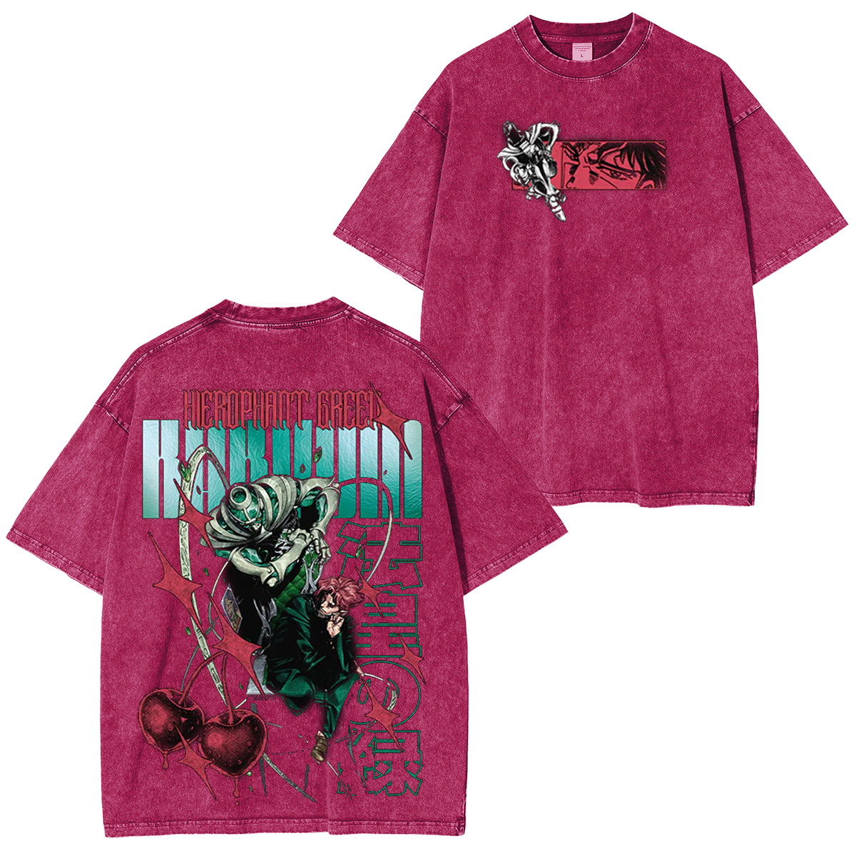 JoJo's Bizarre Adventure Unisex Washed T-Shirt