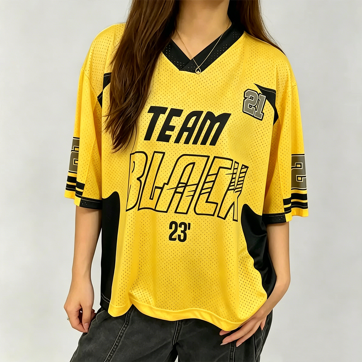 Team Black Jersey 黄色