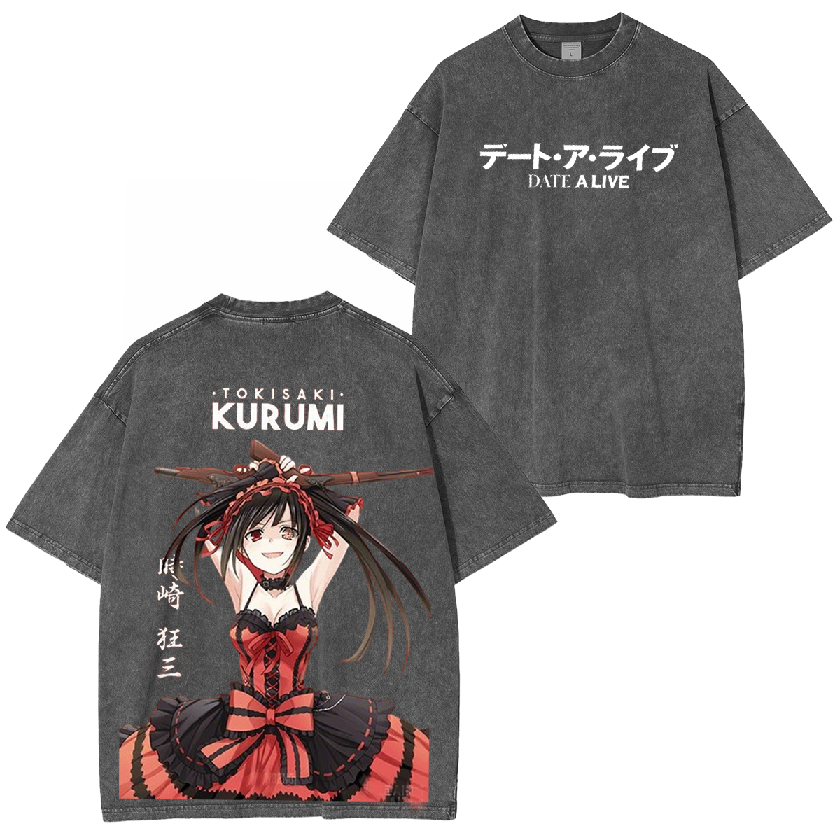 Kurumi Tokisaki Unisex Washed T-Shirt