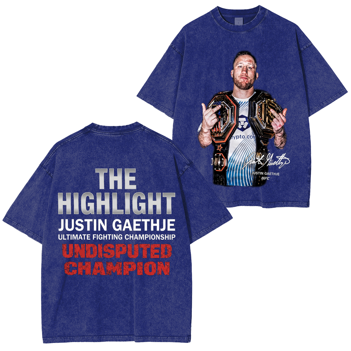 FIGHTRELIC UFC Unisex Washed T-Shirt