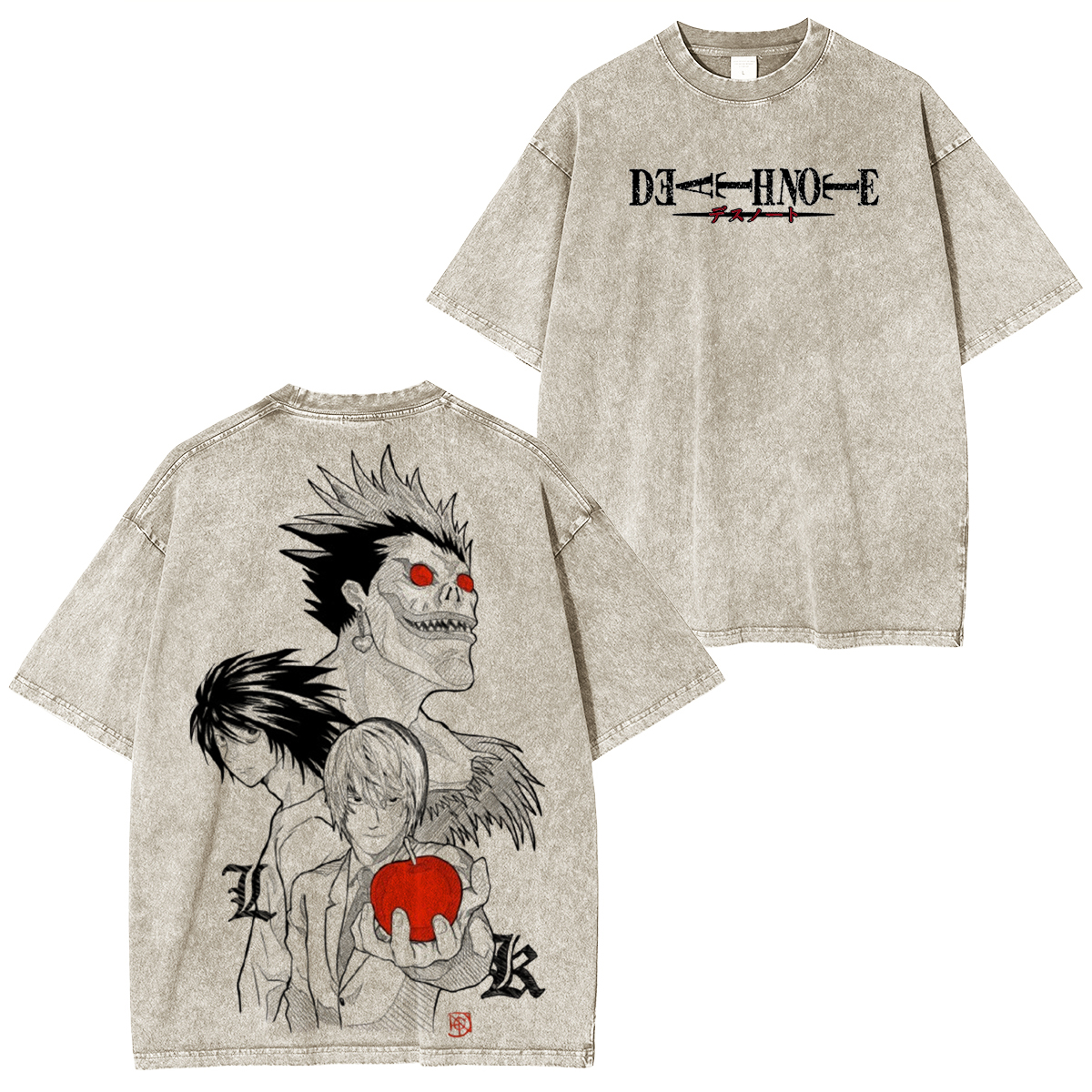 Death Note Unisex Washed T-Shirt
