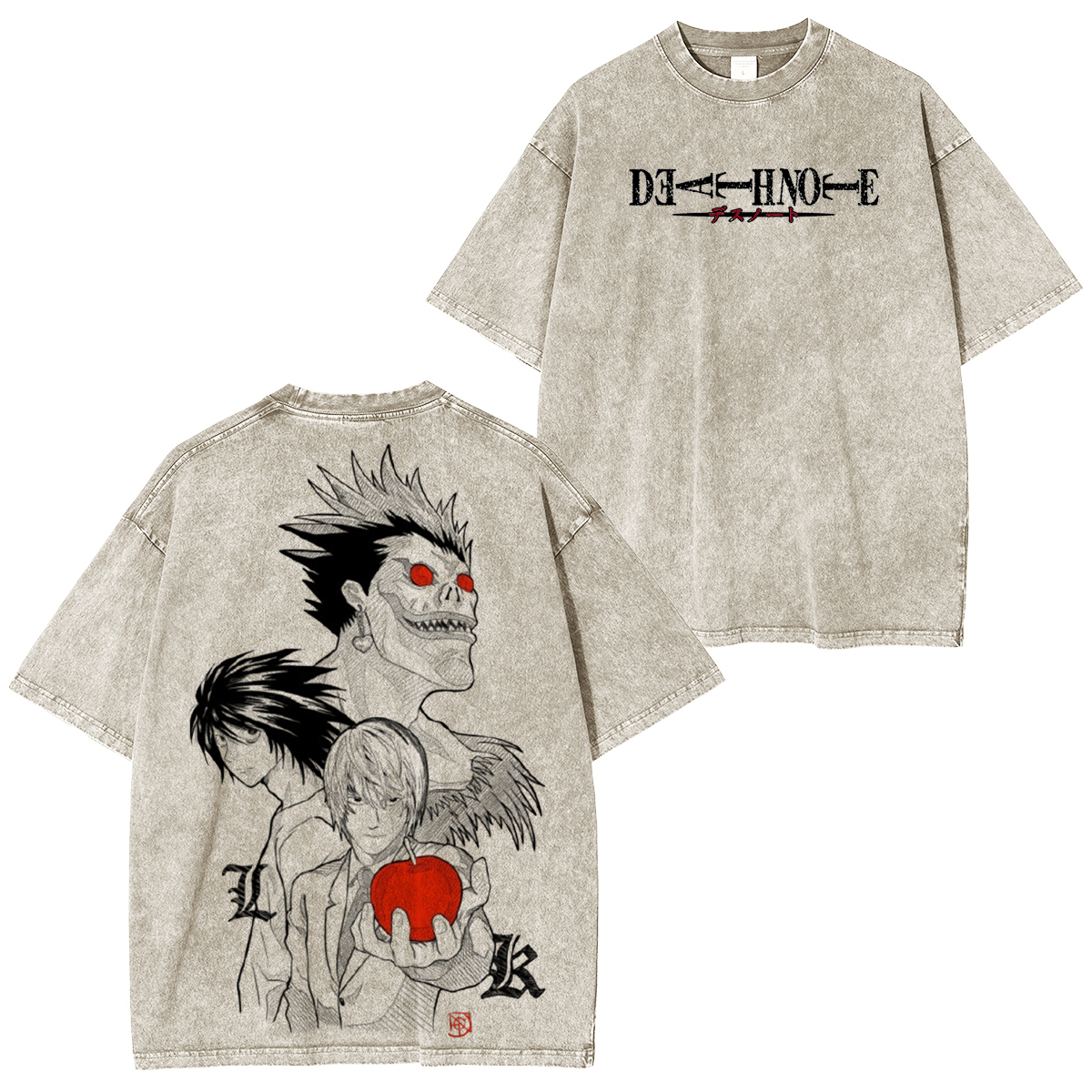 Death Note Unisex Washed T-Shirt
