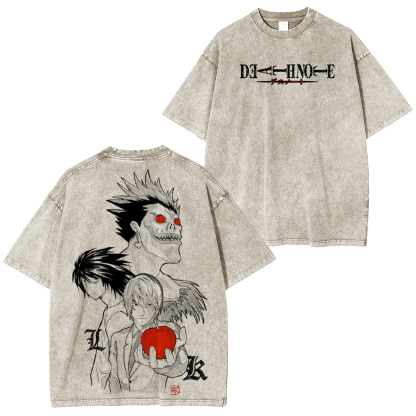Death Note Unisex Washed T-Shirt