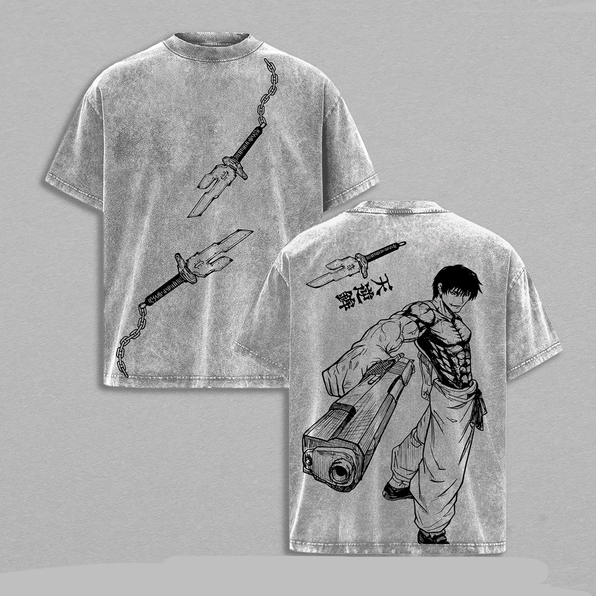 Toji Jujutsu Kaisen Washed T-shirt/Crewneck/Hoodie