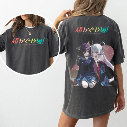 Cosmic Princess Kaguya Oversized Unisex Washed T-Shirt