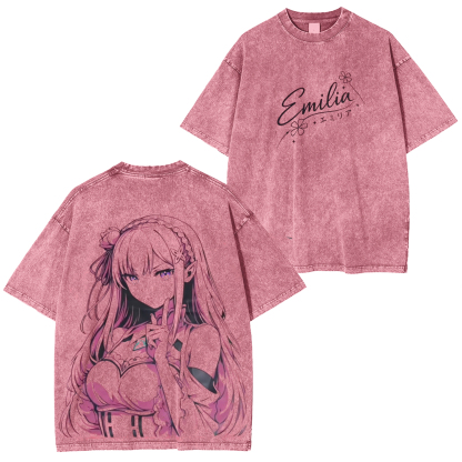 Rezero Unisex Washed T-Shirt