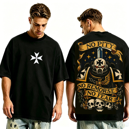 Black Templars No Pity  Washed T-shirt/Crewneck/Hoodie