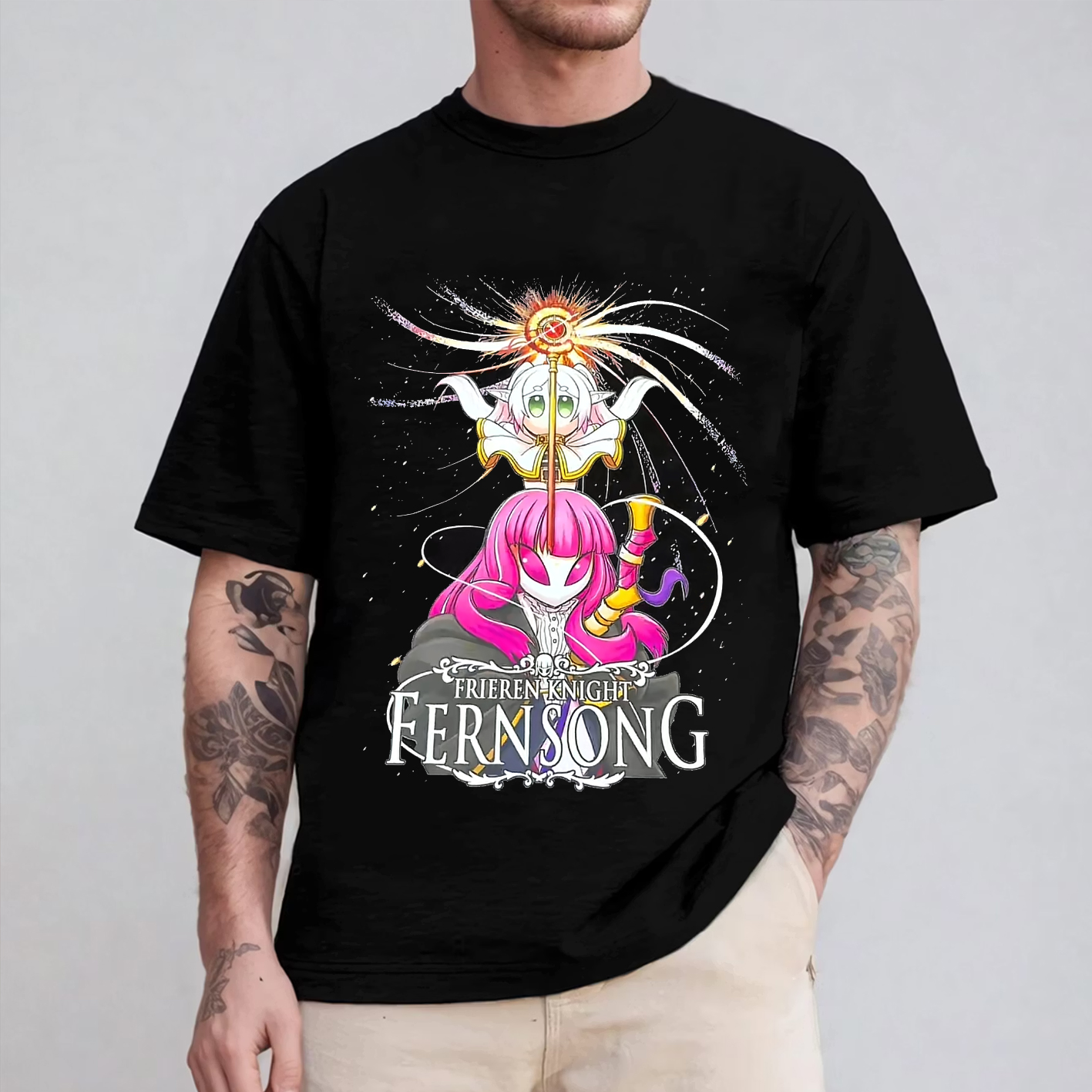 Frieren Knight Fern Song  Unisex T-shirt/Crewneck/Hoodie