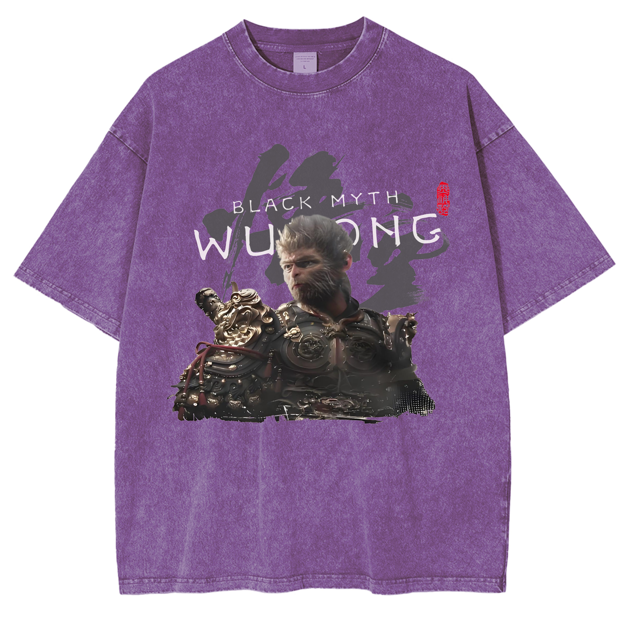 Sun Wukong Vintage Unisex Washed T-Shirt