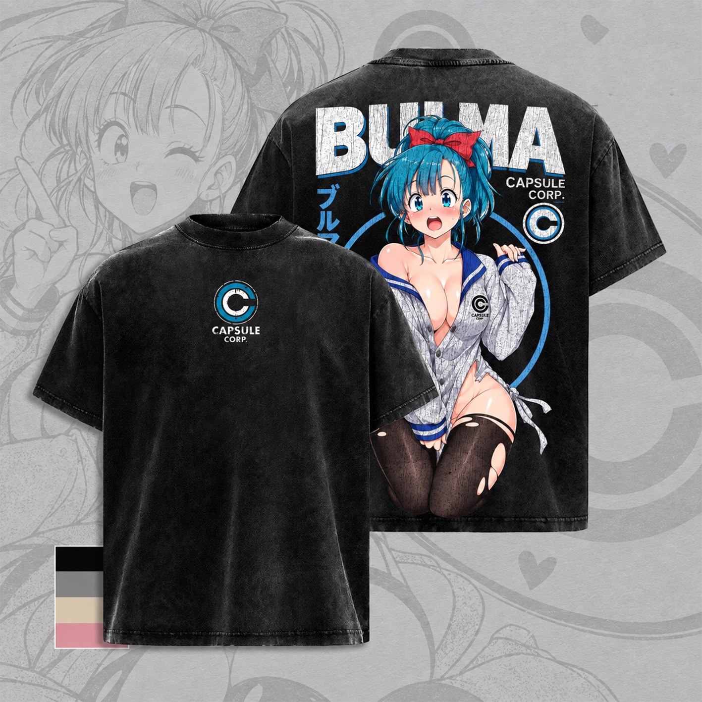 Bulma Dragon Ball  Oversized T-shirt/Crewneck/Hoodie