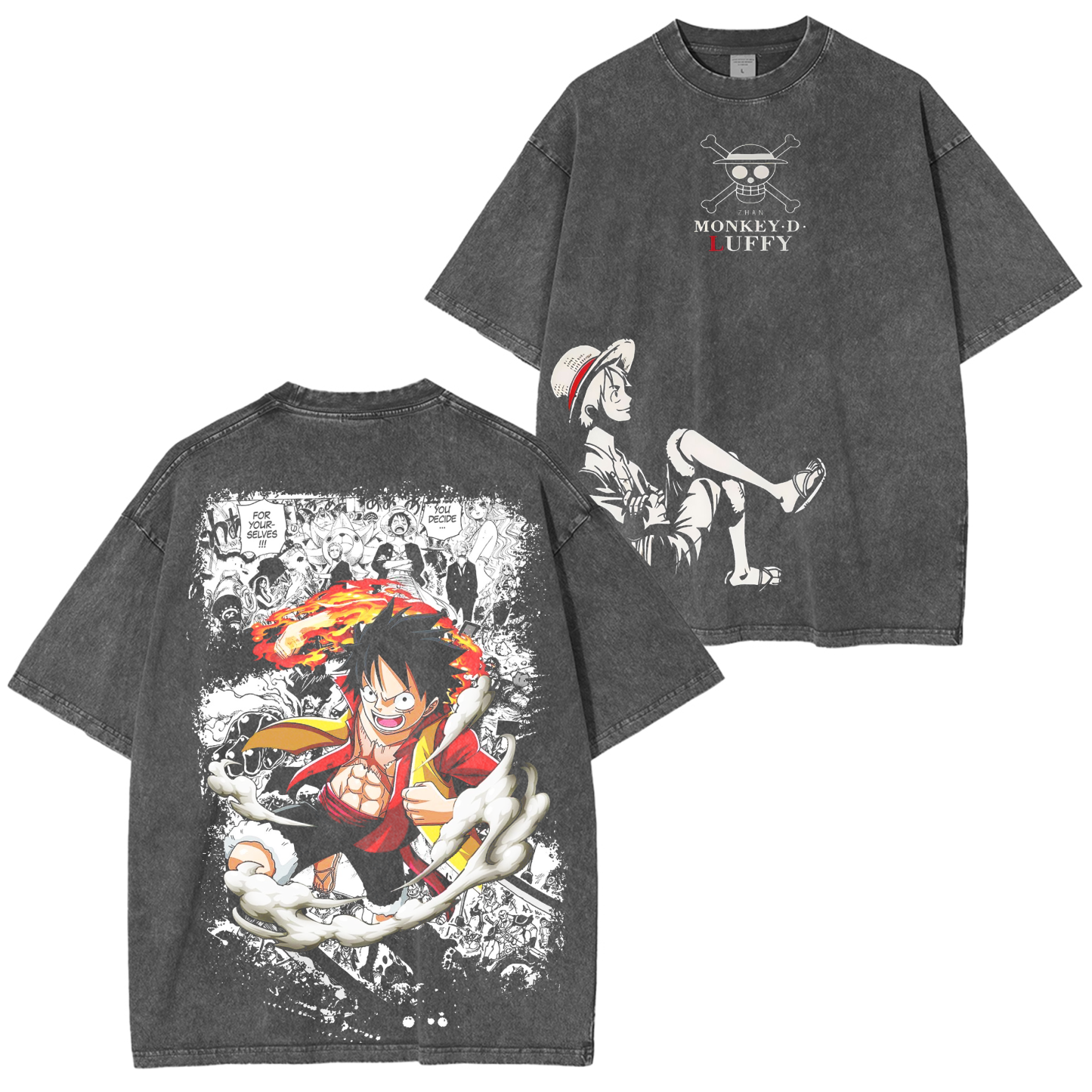 One Piece  VintageOversized Tee