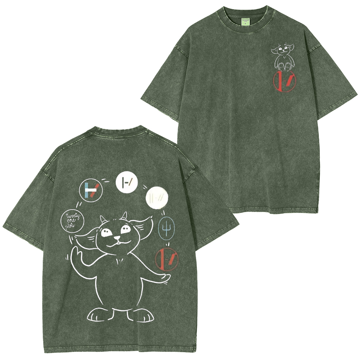 Twenty One Pilots Unisex Washed T-Shirt