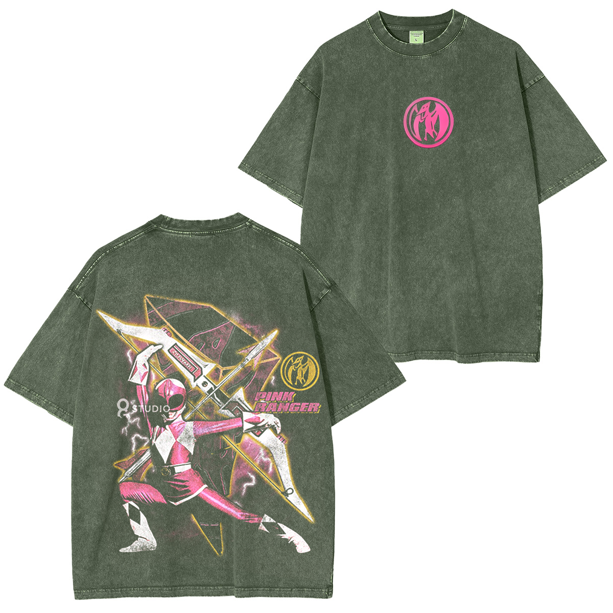 Bernadette Pink Ranger Vintage T Shirt