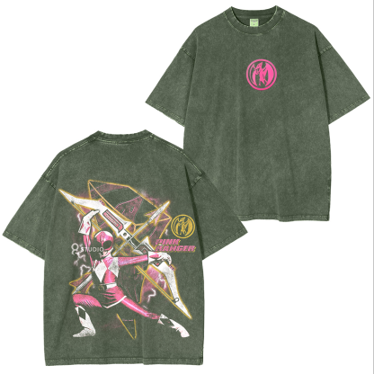 Bernadette Pink Ranger Vintage T Shirt