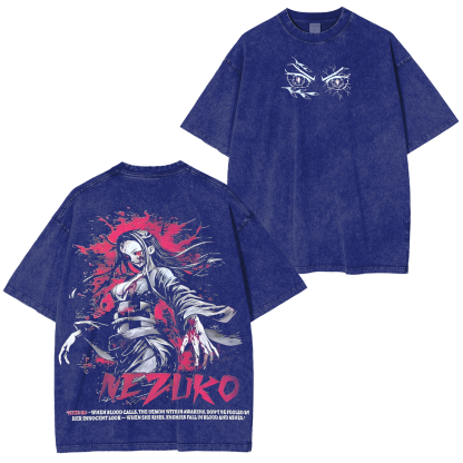 Nezuko Kamado Vintage Unisex Washed T-Shirt