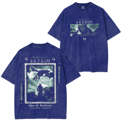 Skyrim The Elder Scrolls V Alduin Life Watch Eater T-Shirt