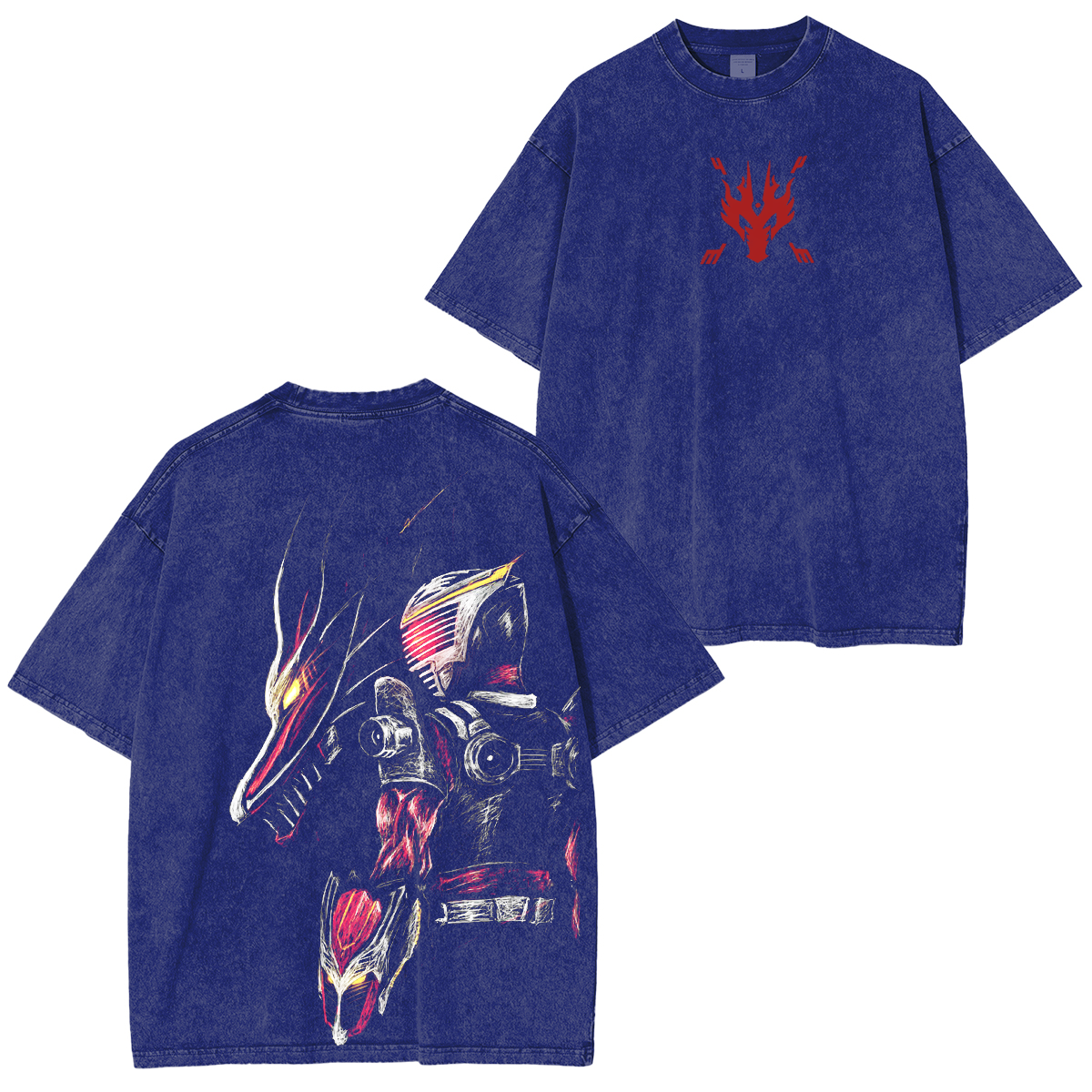 Dragreder-Kamen Rider Ryuki Vintage Washed Unisex T-Shirt