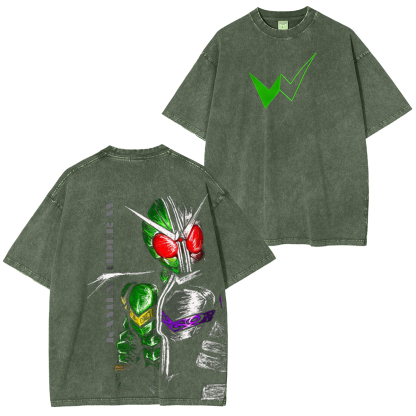 Kamen Rider W Vintage Washed Unisex T-Shirt