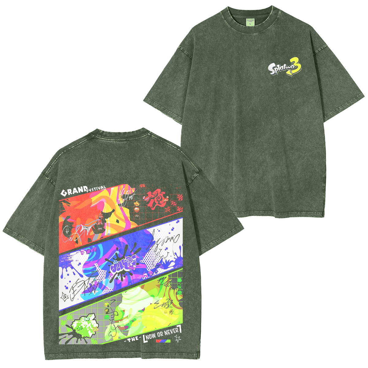 Splatoon 3 Washed T-Shirt
