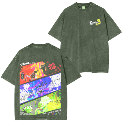 Splatoon 3 Washed T-Shirt