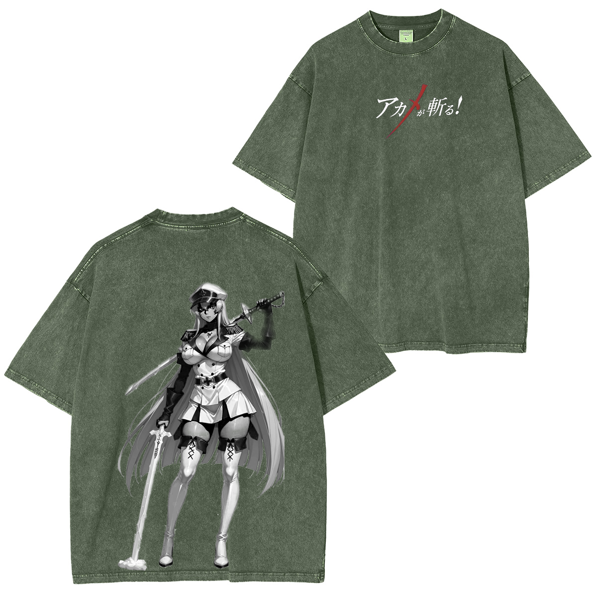 Esdeath-Akame Ga Kill Washed T-Shirt
